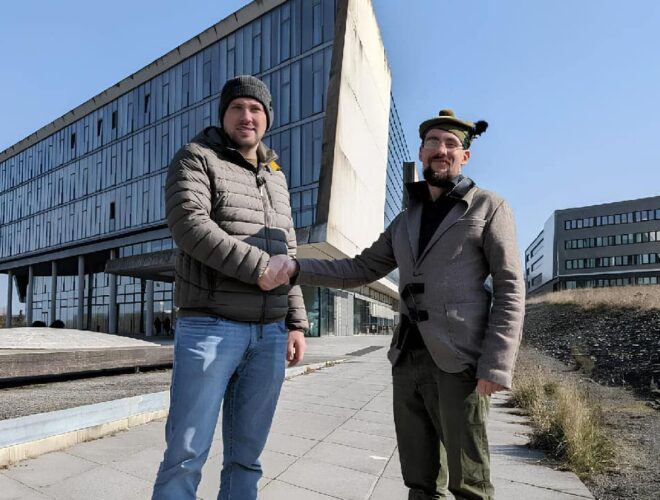 Sören, Mitarbeiter bei Qualidy, wird willkommen