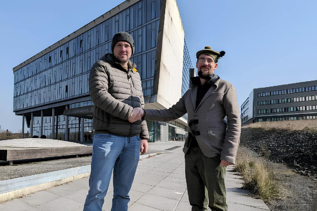 Sören, Mitarbeiter bei Qualidy, wird willkommen