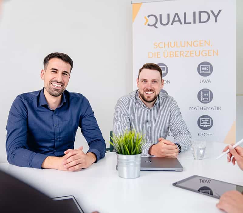 QUALIDY Gründer Daniel Nergiz und Daniel Schmidt