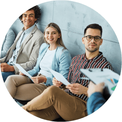 Icon Personalvermittlung Zeit- und kosteneffizient